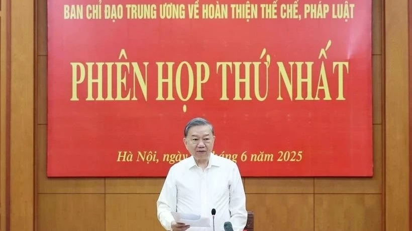 General Secretary To Lam chairs first meeting of central steering committee on institutional improvement