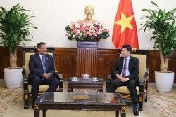 Deputy Foreign Minister Nguyen Manh Cuong receives Timor-Leste Ambassador João Pereira