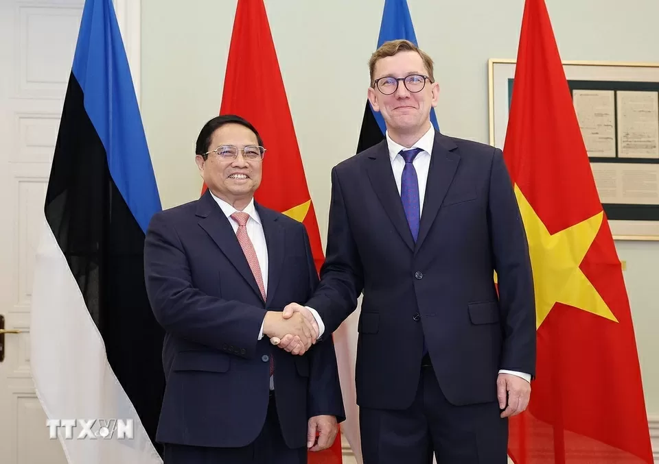Vietnam, Estonia Prime Ministers hold talks in Tallinn Vietnam, Estonia Prime Ministers hold talks in Tallinn