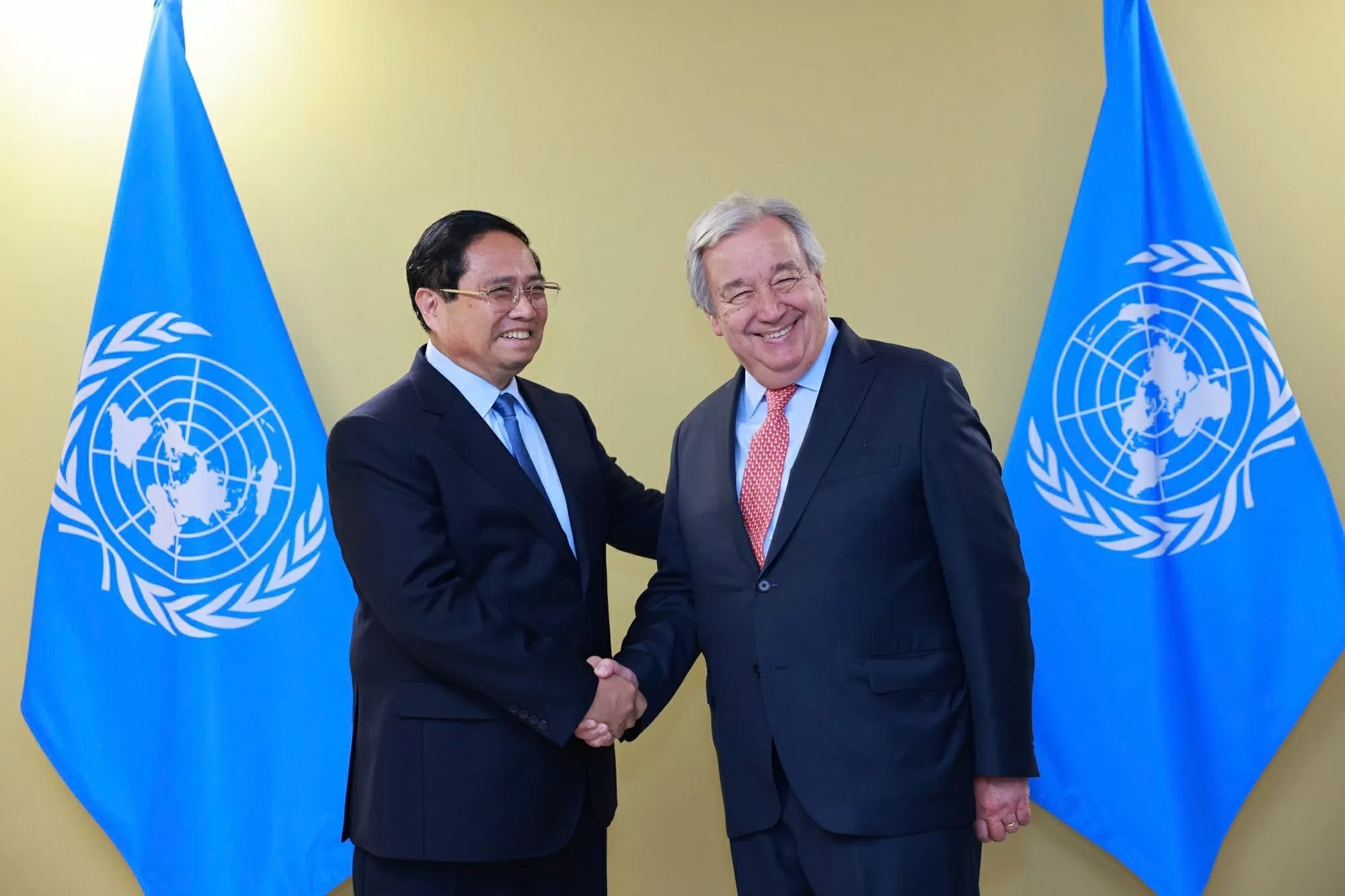 Thủ tướng Phạm Minh Chính đã có cuộc gặp với Tổng Thư ký Liên hợp quốc Antonio Guterres Thủ tướng Phạm Minh Chính đã có cuộc gặp với Tổng Thư ký Liên hợp quốc Antonio Guterres