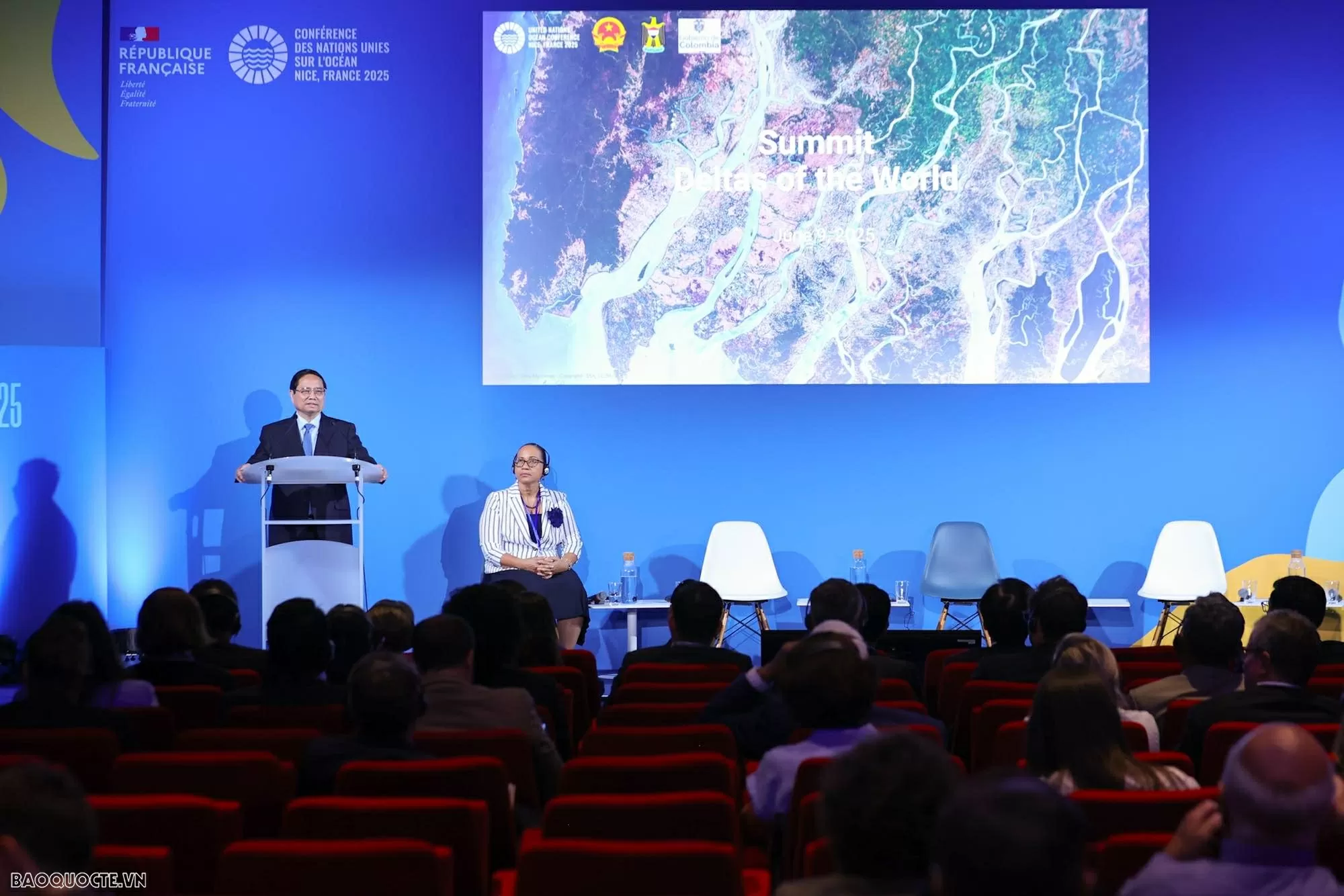 PM Pham Minh Chinh co-chairs Deltas of the World Summit, urges action against climate threats