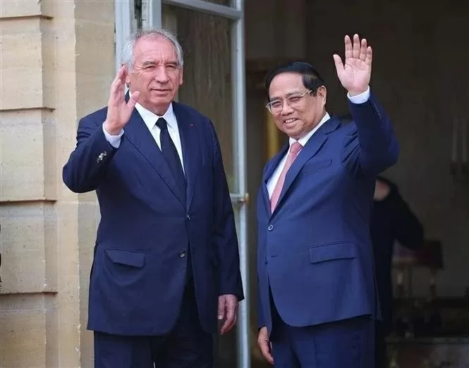 Prime Minister Pham Minh Chinh and French Prime Minister Francois Bayrou hold talks in Paris Prime Minister Pham Minh Chinh and French Prime Minister Francois Bayrou hold talks in Paris