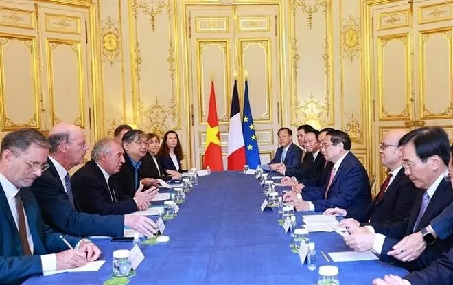 Prime Minister Pham Minh Chinh and French Prime Minister Francois Bayrou hold talks in Paris Prime Minister Pham Minh Chinh and French Prime Minister Francois Bayrou hold talks in Paris
