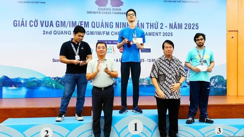 Vietnam chess players shine at Quang Ninh Chess Tournament 2025