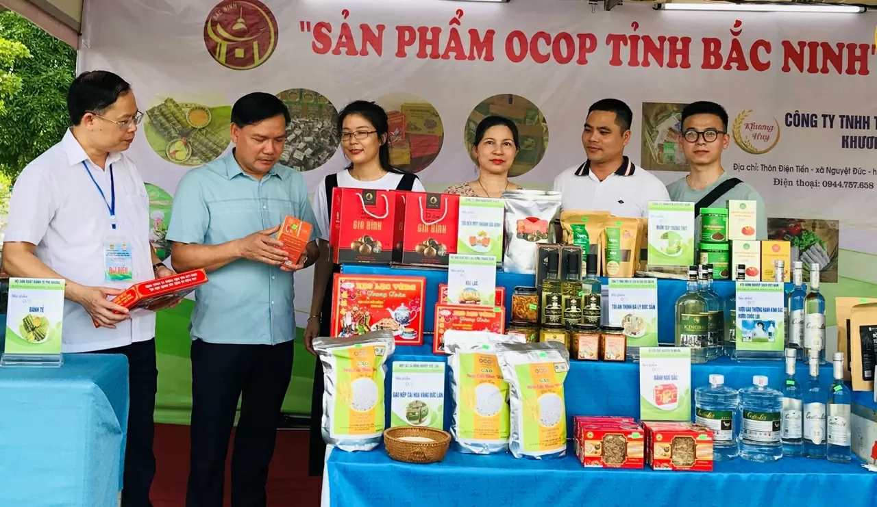 Bac Ninh builds a high-quality OCOP system to affirm its market value Bac Ninh builds a high-quality OCOP system to affirm its market value