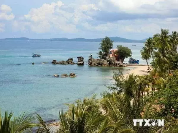 A beach on Phu Quoc Island. (Photo: VNA)
