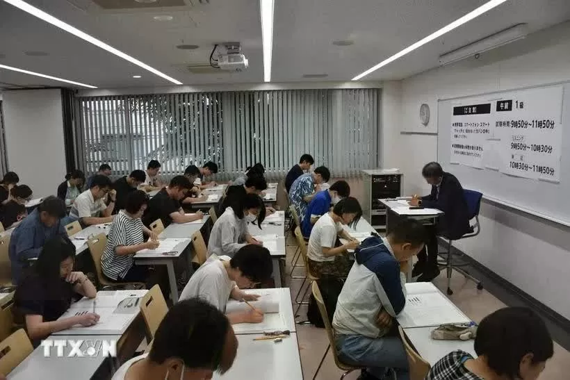 Vietnamese language proficiency exam in Japan sees record participation Vietnamese language proficiency exam in Japan sees record participation
