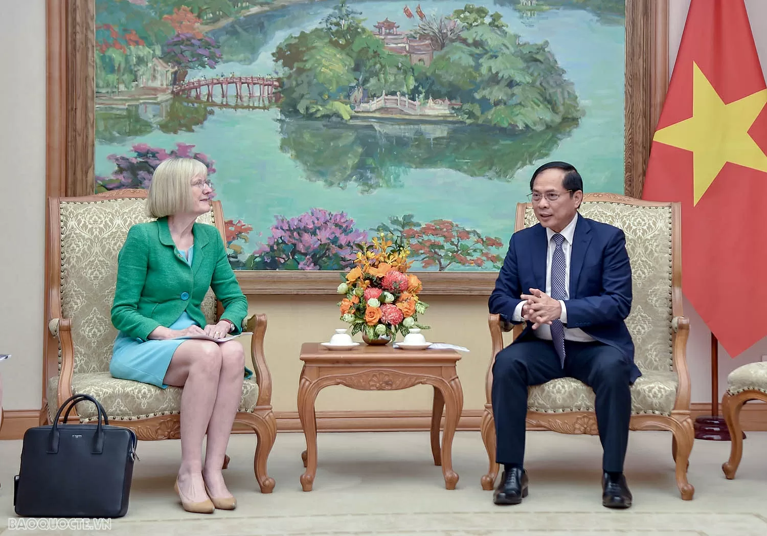 Deputy PM, FM Bui Thanh Son welcomes Australia Ambassador Gillian Bird’s new tenure in Vietnam