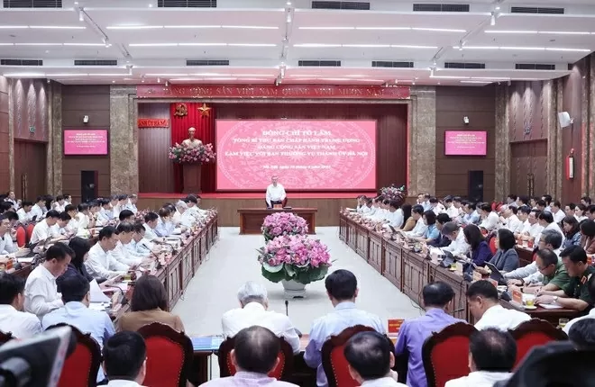 Party General Secretary To Lam urges Hanoi to forge new vision Party General Secretary To Lam urges Hanoi to forge new vision