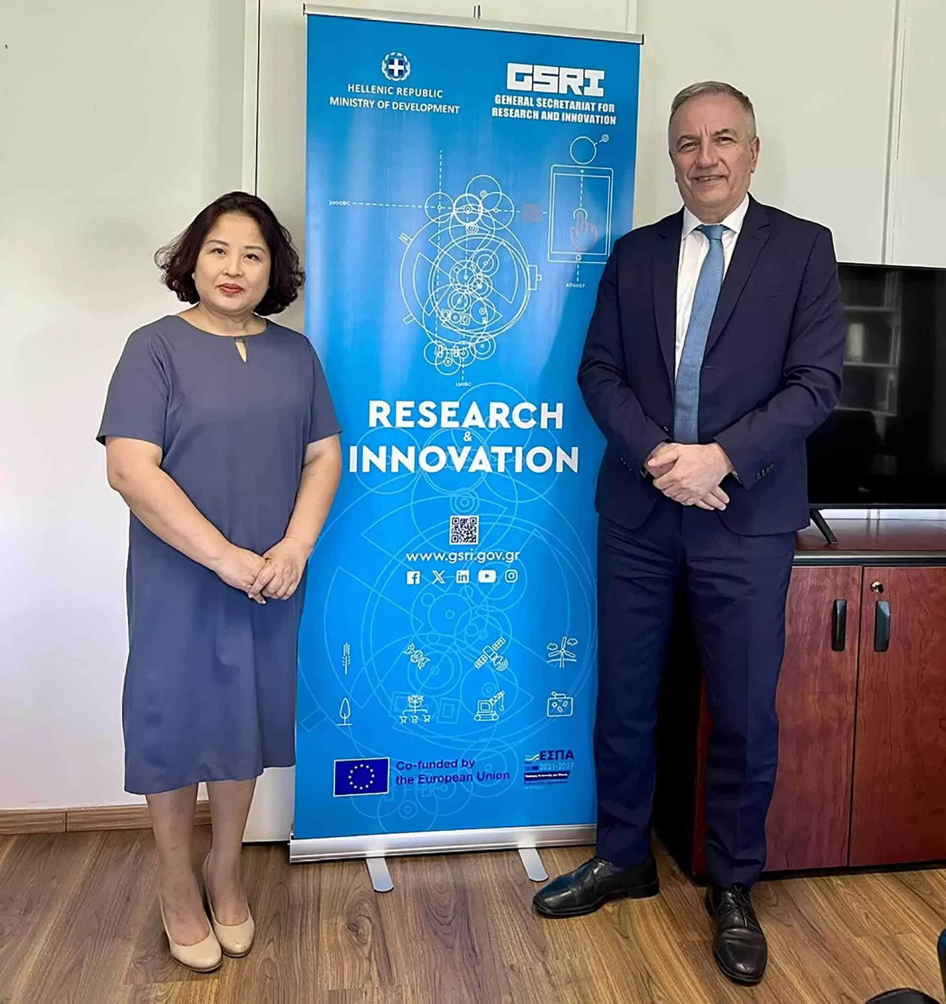 Vietnam-Greece promote cooperation in research, application of technology development and innovation