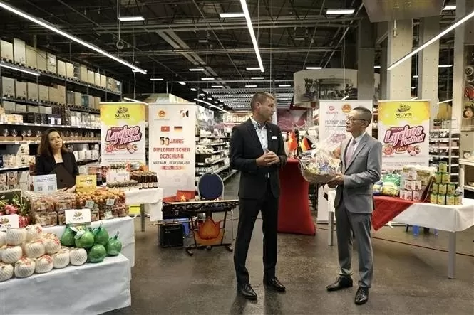 Vietnamese Goods Day promotes Bac Giang lychees in Germany, expanding the presence of Vietnamese products Vietnamese Goods Day promotes Bac Giang lychees in Germany, expanding the presence of Vietnamese products