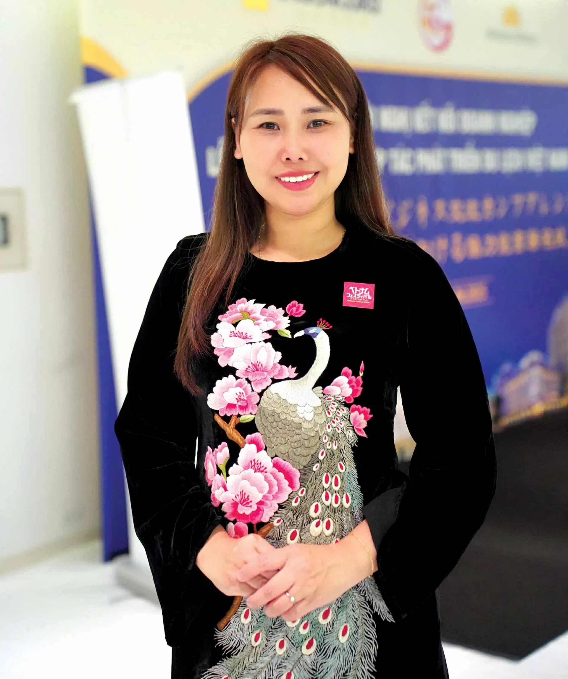 Chị Lê Thương hiện là Chủ tịch Tổng hội người Việt tại vùng Kansai, Hiệu trưởng Trường Việt ngữ Cây Tre. (Ảnh NVCC)