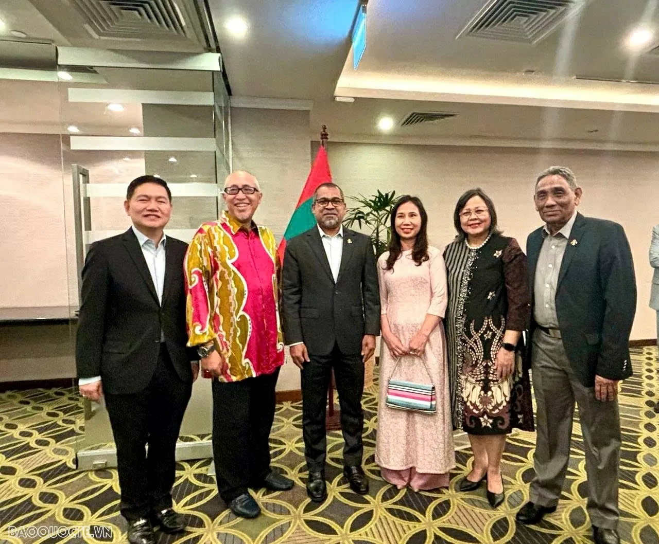 Ambassador Trinh Thi Tam in a meeting with Maldivian Foreign Minister Abdulla Khaleeh, together with ASEAN Ambassadors/High Commissioners in Colombo in 2025. Ambassador Trinh Thi Tam in a meeting with Maldivian Foreign Minister Abdulla Khaleeh, together with ASEAN Ambassadors/High Commissioners in Colombo in 2025.
