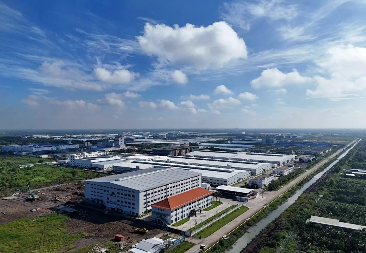 Khu công nghiệp Long Giang (Ảnh: TISA)