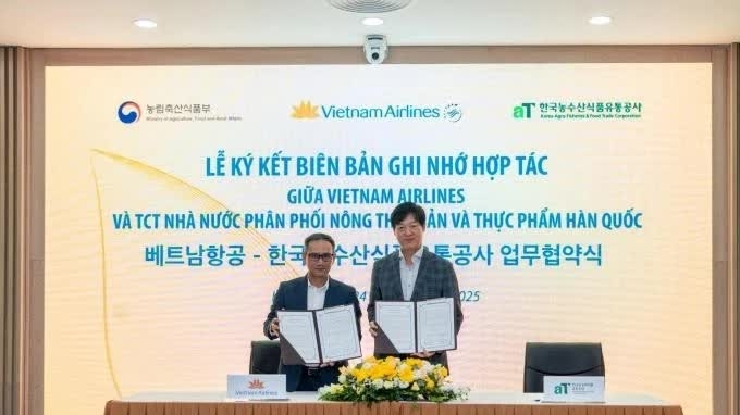 Vietnam Airlines partners with Korean state-run enterprise to promote K-food