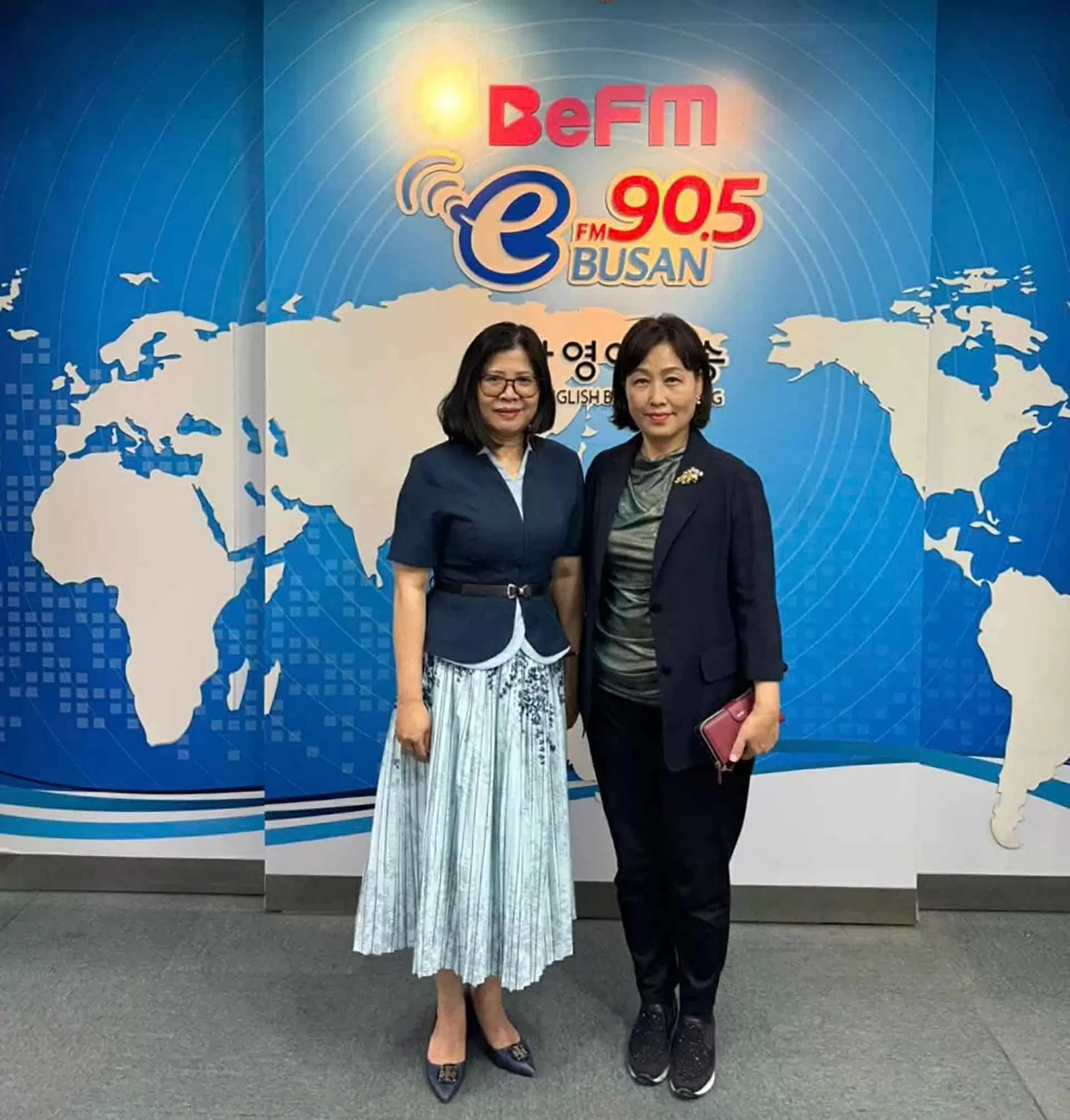 Consul General Doan Phuong Lan interviewed by Busan English Radio's 'Hello Vietnam' program