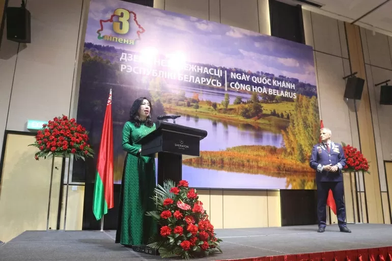 Reception marks 34th anniversary of Belarus’s Independence Day in Hanoi