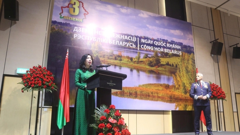 Reception marks 34th anniversary of Belarus’s Independence Day in Hanoi