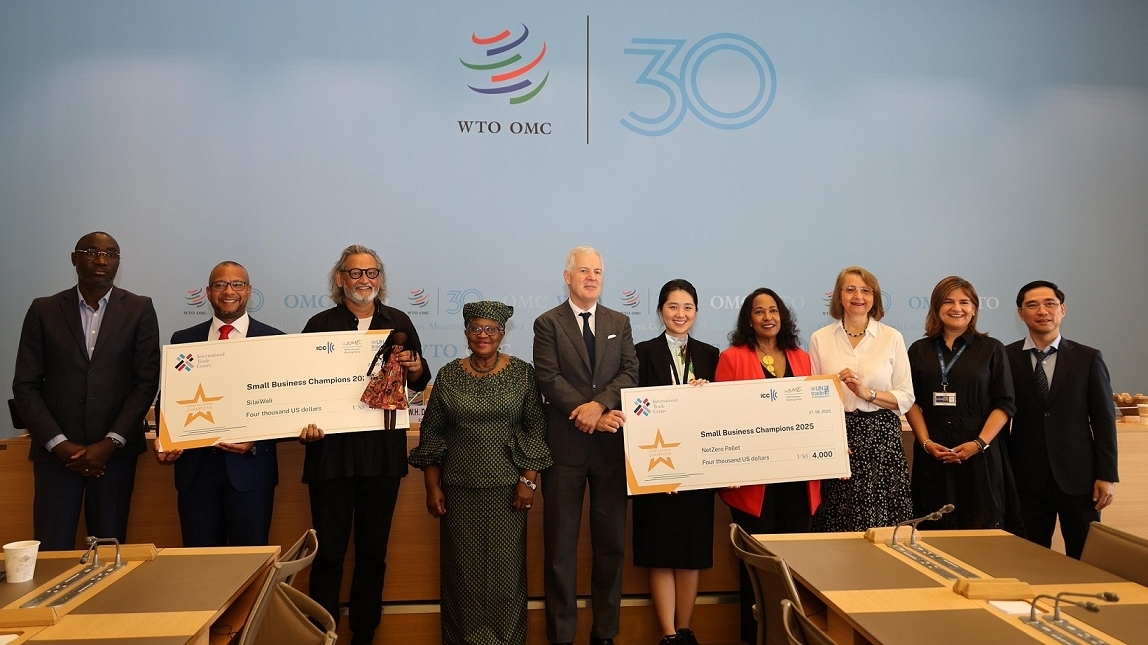 Vietnam’s NetZero Pallet wins top prize in WTO’s 2025 Small Business Champions Competition