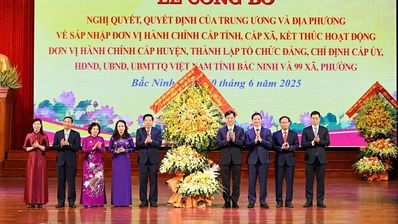 Bac Ninh, after merger, officially enters a new phase of development Bac Ninh, after merger, officially enters a new phase of development