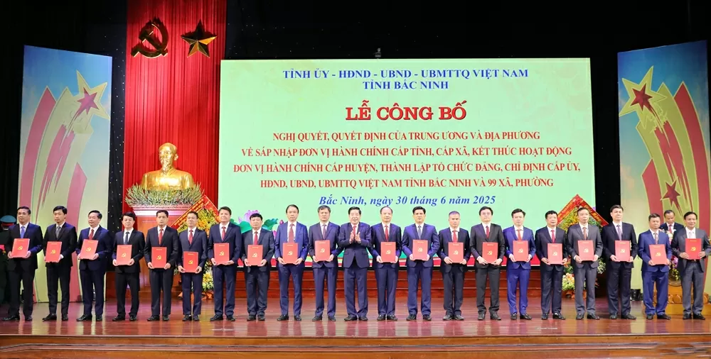 Bac Ninh, after merger, officially enters a new phase of development Bac Ninh, after merger, officially enters a new phase of development