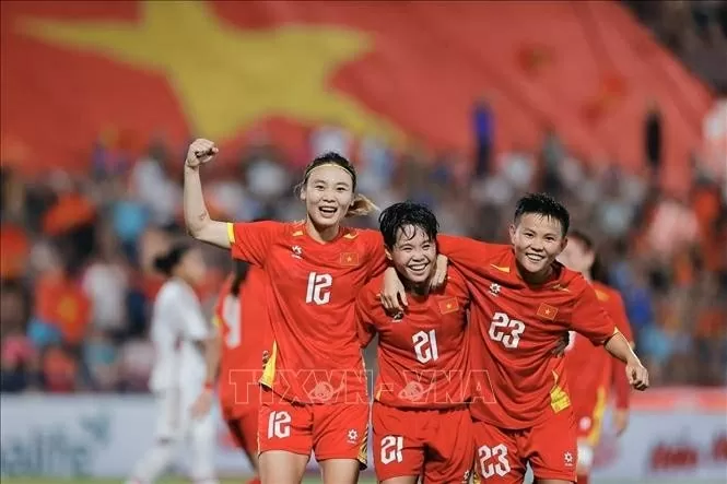 Vietnam women's team secure 6-0 victory over UAE in Asian Cup qualifiers Vietnam women's team secure 6-0 victory over UAE in Asian Cup qualifiers