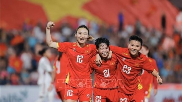 Vietnamese women's football team win 6-0 over UAE in Asian Cup qualifiers