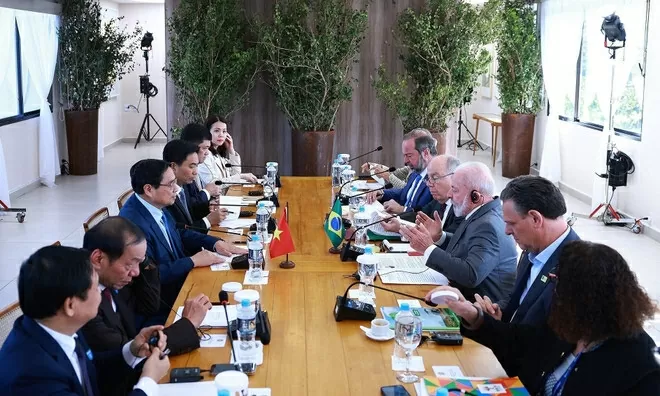 PM Pham Minh Chinh holds talks with Brazilian President Luiz Inacio Lula da Silva PM Pham Minh Chinh holds talks with Brazilian President Luiz Inacio Lula da Silva
