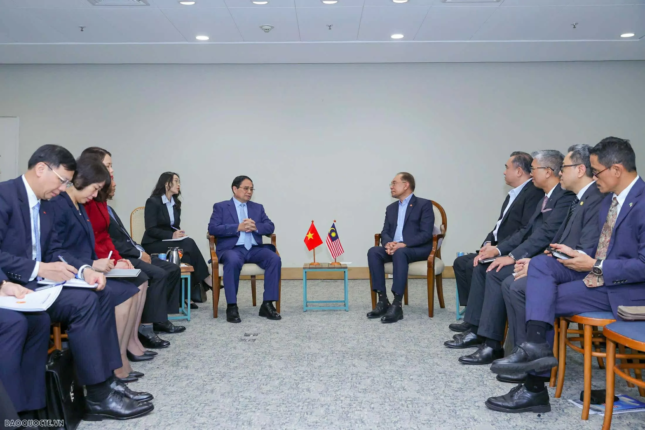 Prime Minister Pham Minh Chinh meets with Malaysian Prime Minister on occasion of BRICS Summit in Rio de Janeiro Prime Minister Pham Minh Chinh meets with Malaysian Prime Minister on occasion of BRICS Summit in Rio de Janeiro