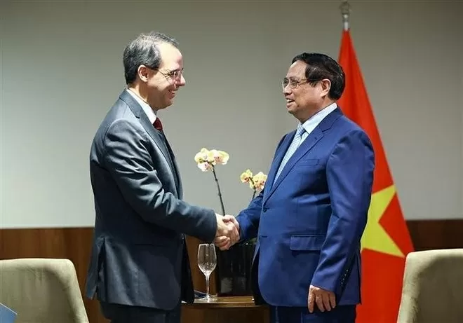 Prime Minister Pham Minh Chinh works with leading Brazilian businesses in Rio de Janeiro