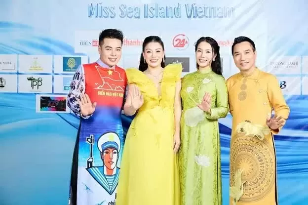 Designers Hang Nguyen and David Le spread the love of Ao Dai at Miss Vietnam Sea and Islands 2025