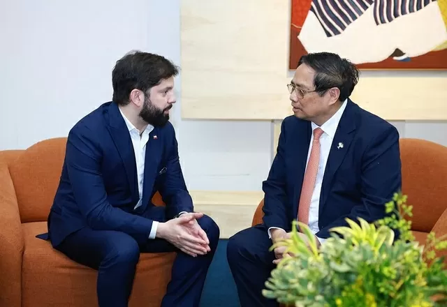 Prime Minister Pham Minh Chinh, Chilean President Gabriel Boric Font meet to promote multifaceted cooperation