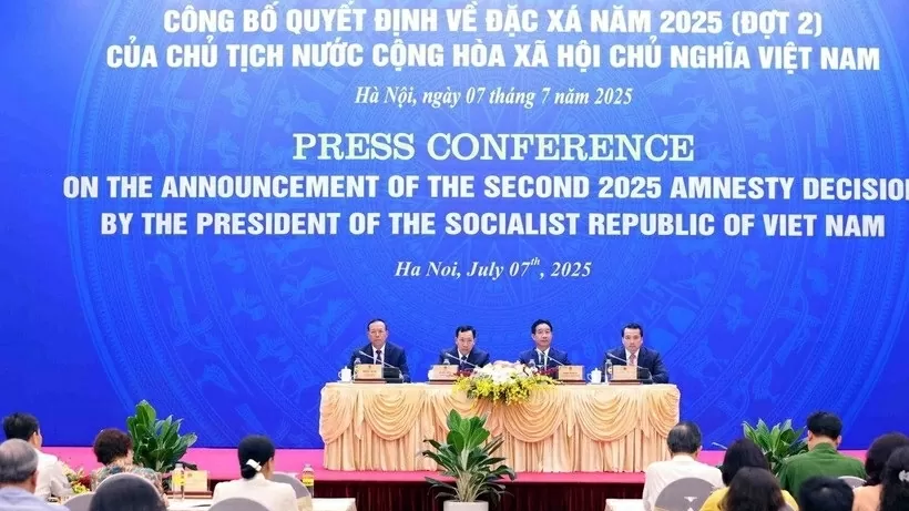 Vietnam announces amnesty decision for 2nd round in 2025: Press conference