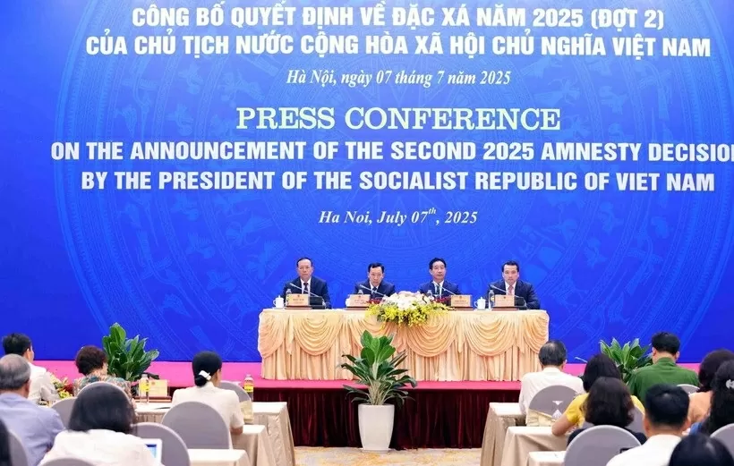 Vietnam announces amnesty decision for 2nd round in 2025: Press conference