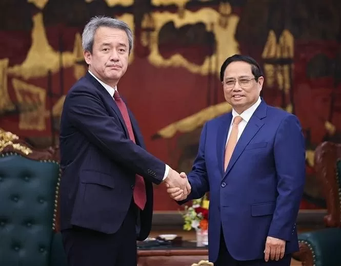 Prime Minister Pham Minh Chinh receives CEO Masayuki Omoto of Japan’s Marubeni Corporation, calls for expanded investment in Vietnam Prime Minister Pham Minh Chinh receives CEO Masayuki Omoto of Japan’s Marubeni Corporation, calls for expanded investment in Vietnam