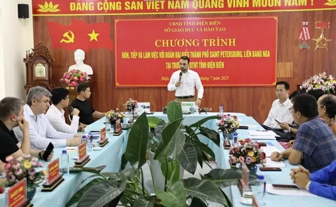 Dien Bien, Saint Petersburg explore deeper cooperation in culture, technology