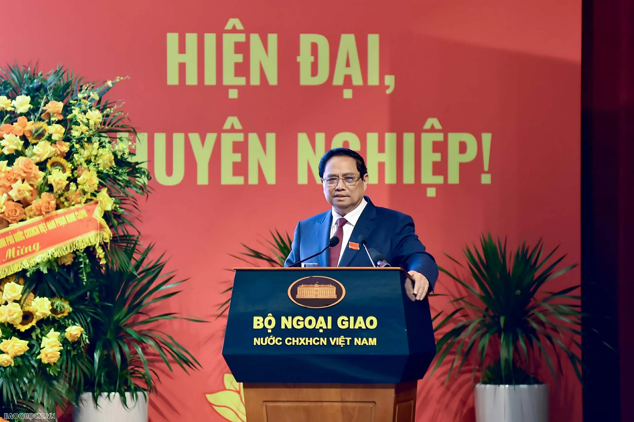 Prime Minister Pham Minh Chinh attends first Congress of Foreign Ministry’s Party Organization