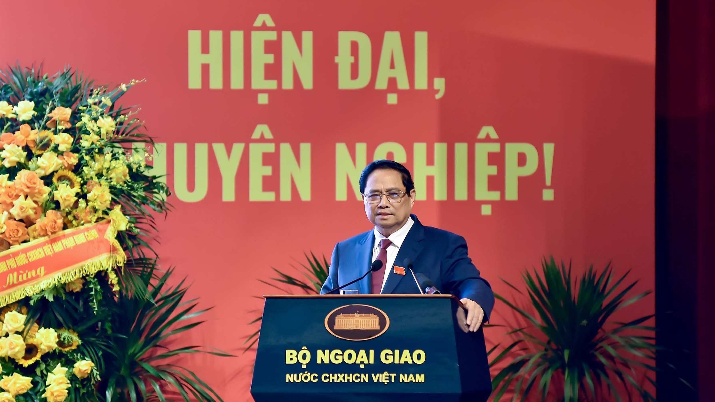 Prime Minister Pham Minh Chinh attends first Congress of Foreign Ministry’s Party Organization