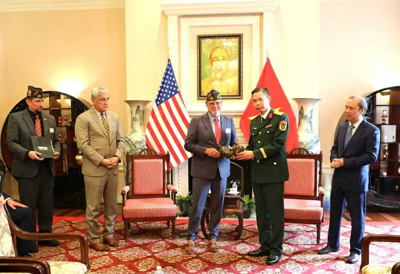Wartime artifacts returned to Vietnam from US Wartime artifacts returned to Vietnam from US