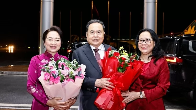 NA Chairman Tran Thanh Man leaves for official visits to Senegal, Morocco, IPU global speakers' conference in Switzerland