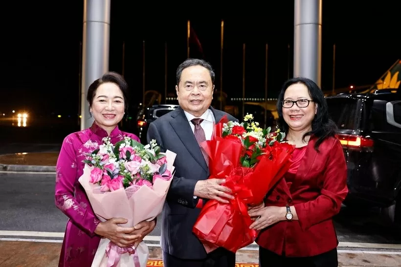 NA Chairman Tran Thanh Man leaves for official visits to Senegal, Morocco, IPU global speakers' conference in Switzerland