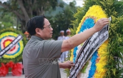 Prime Minister Pham Minh Chinh honours Vietnamese fallen heroes at burial ceremony in An Giang