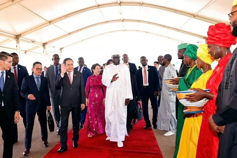 National Assembly Chairman Tran Thanh Man arrives in Dakar for official visit to Senegal