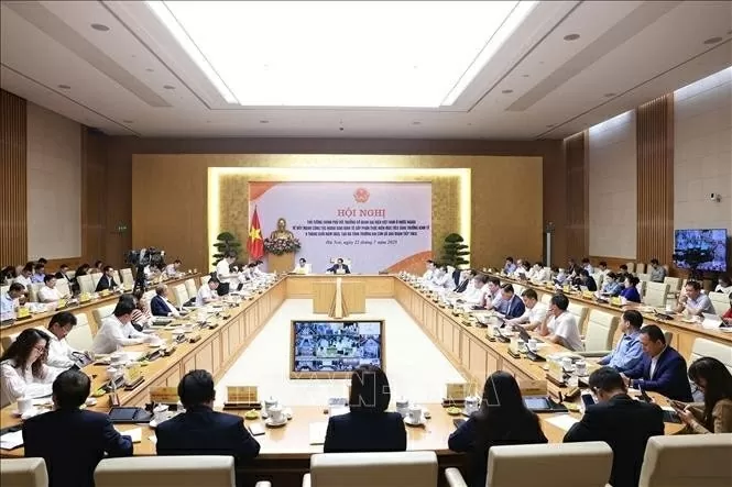 PM Pham Minh Chinh chairs conference on strengthening economic diplomacy to support growth targets