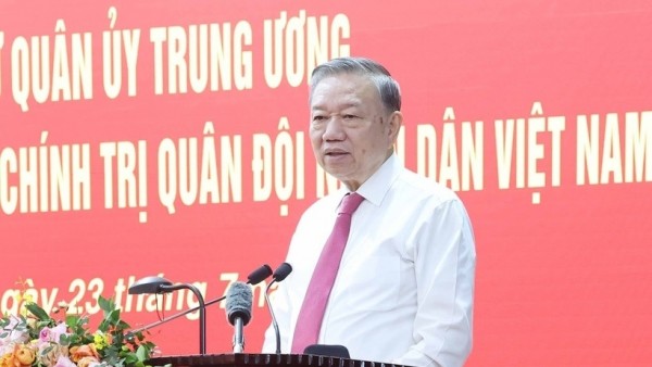 Party General Secretary To Lam demands building stronger political foundation for people's army