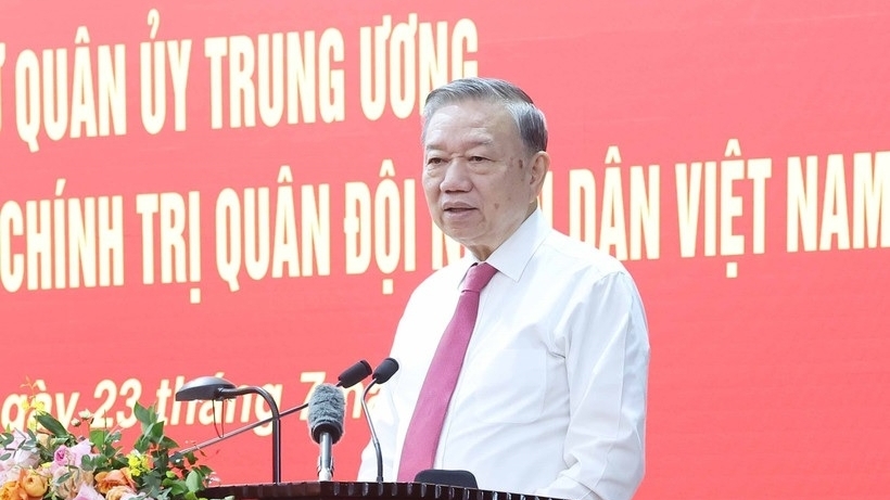 Party General Secretary To Lam demands building stronger political foundation for people's army