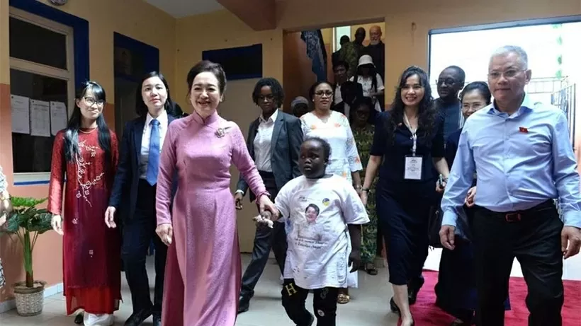 National Assembly Chairman’s spouse visits child support centre in Senegal