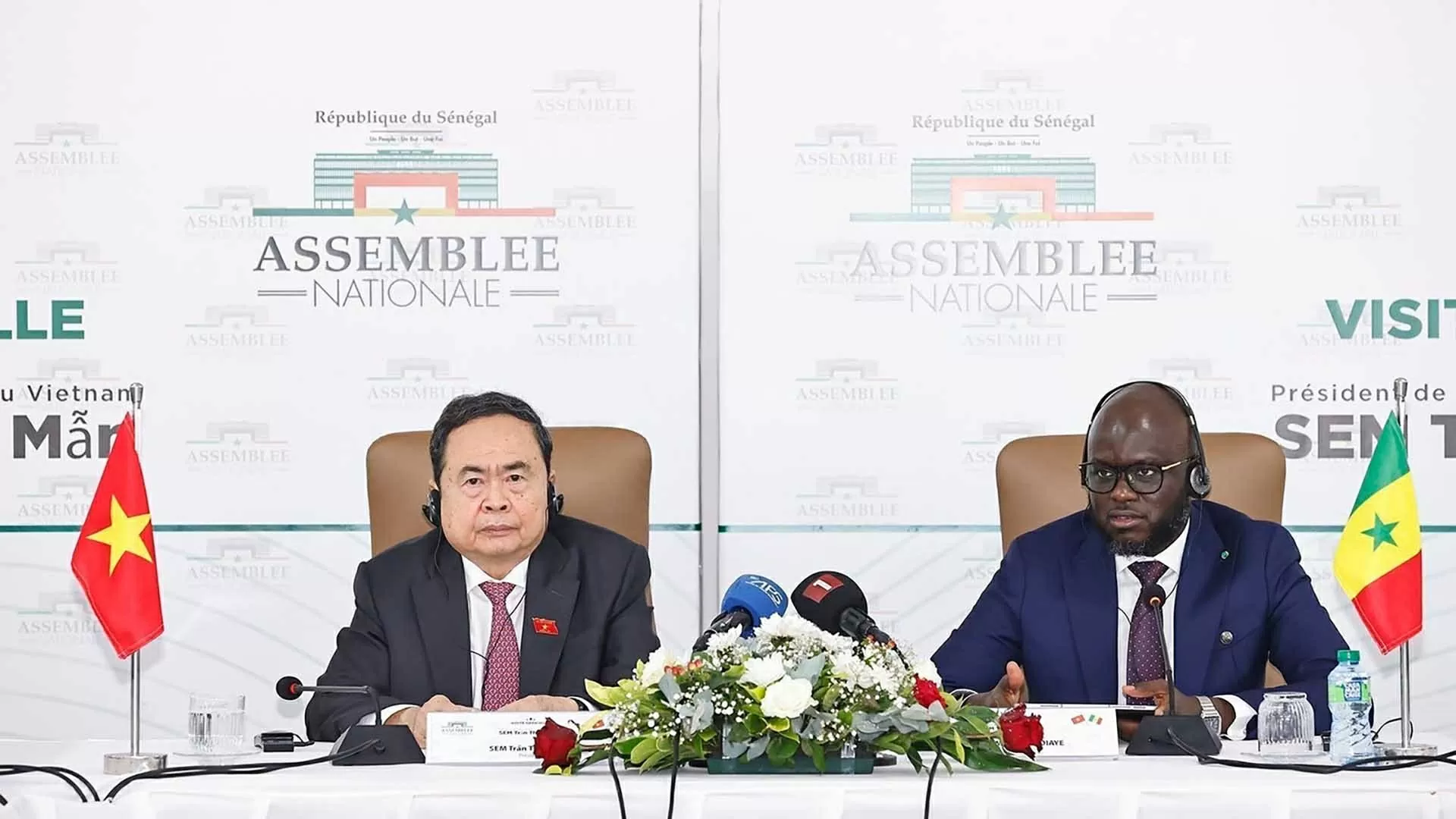 NA Chairman Tran Thanh Man holds talks with Senegalese counterpart in Dakar