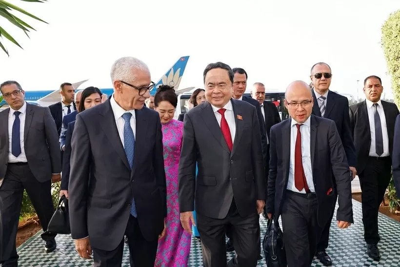NA Chairman Tran Thanh Man begins official visit to Morocco