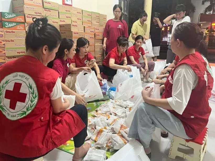 Red Cross Society launches emergency relief for flood-hit Nghe An province